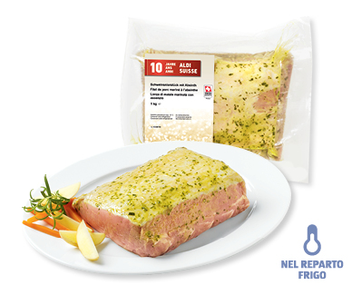 Lonza di maiale all'assenzio