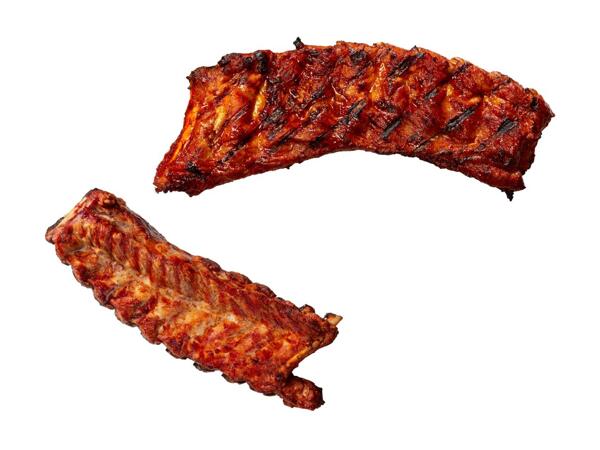 Travers de porc nature/​BBQ