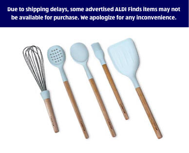 Crofton 
 Beechwood & Silicone Utensils