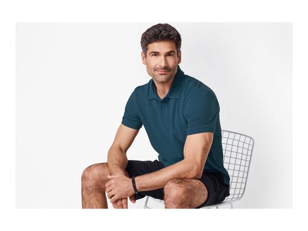 Esmara Men's Teal Piqué Polo Shirt