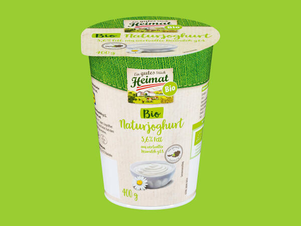 EIN GUTES STÜCK HEIMAT Bio-Heumilch Naturjoghurt