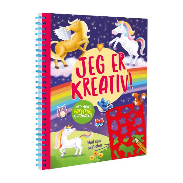 Malebog med klistermærker