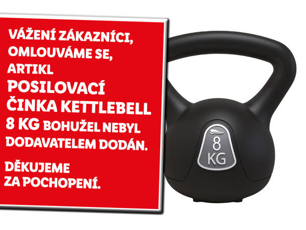 POSILOVACÍ ČINKA KETTLEBELL 8 kg