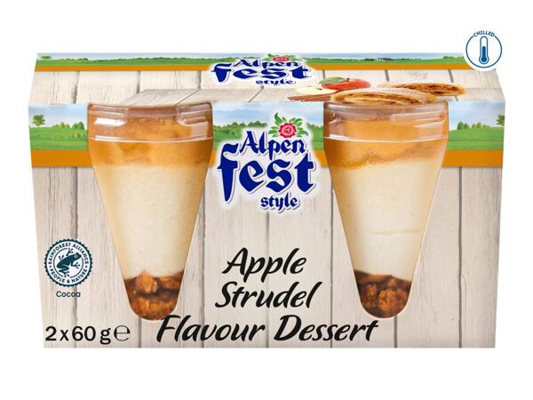 Alpenfest Apple Strudel in a Glass
