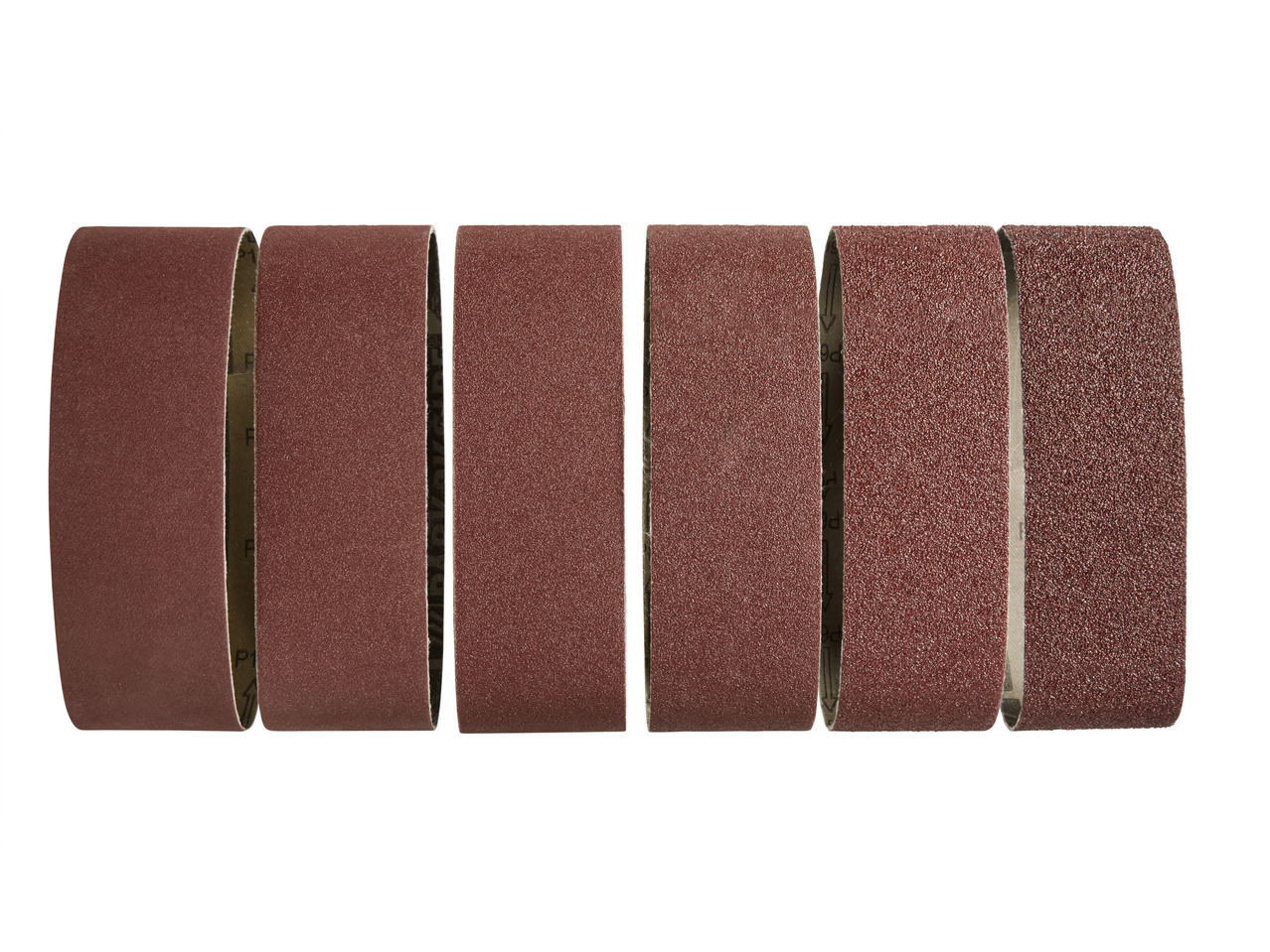 Sanding Paper for Belt Sander, 6 pieces
