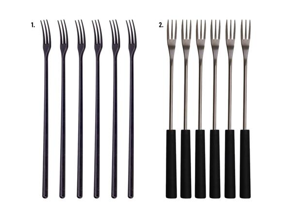 Fourchettes pour fondue au fromage Nouvel, set de 6