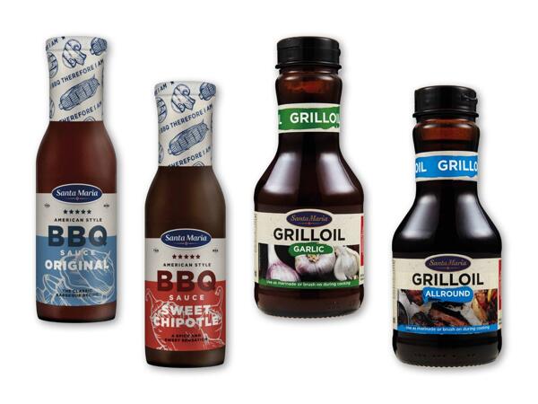 Santa Maria BBQ-sauce eller grillolie