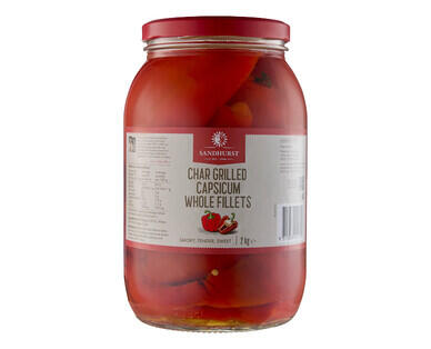 Sandhurst Chargrilled Capsicum 2kg
