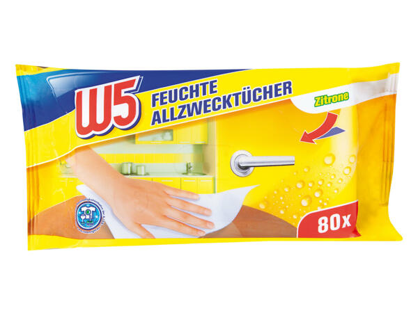 W5 Feuchte Allzwecktücher