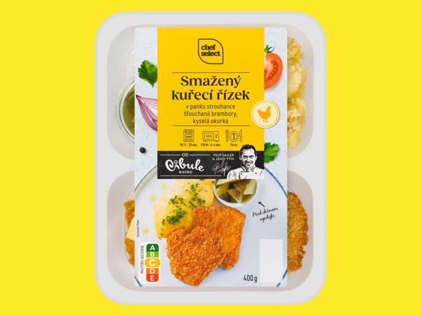 SMAŽENÝ KUŘECÍ ŘÍZEK