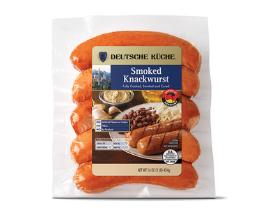 Deutsche Küche Smoked Bratwurst or Knackwurst