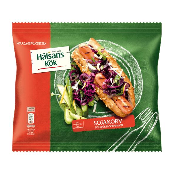 Veganske nuggets eller soyapølse