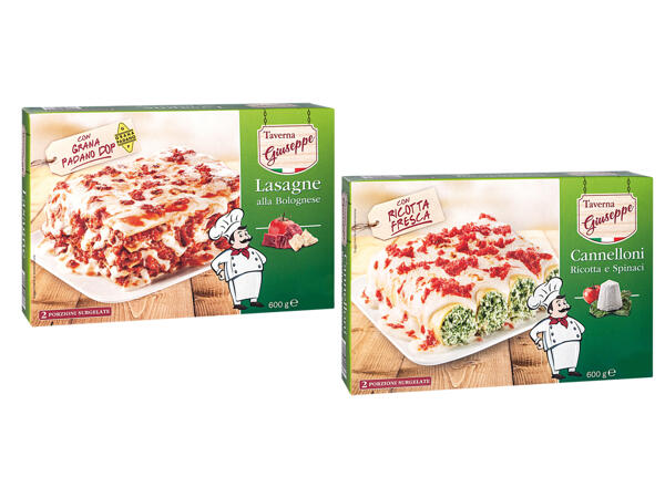 Lasagne or Cannelloni