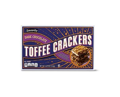 Savoritz Milk or Dark Chocolate Toffee Crackers