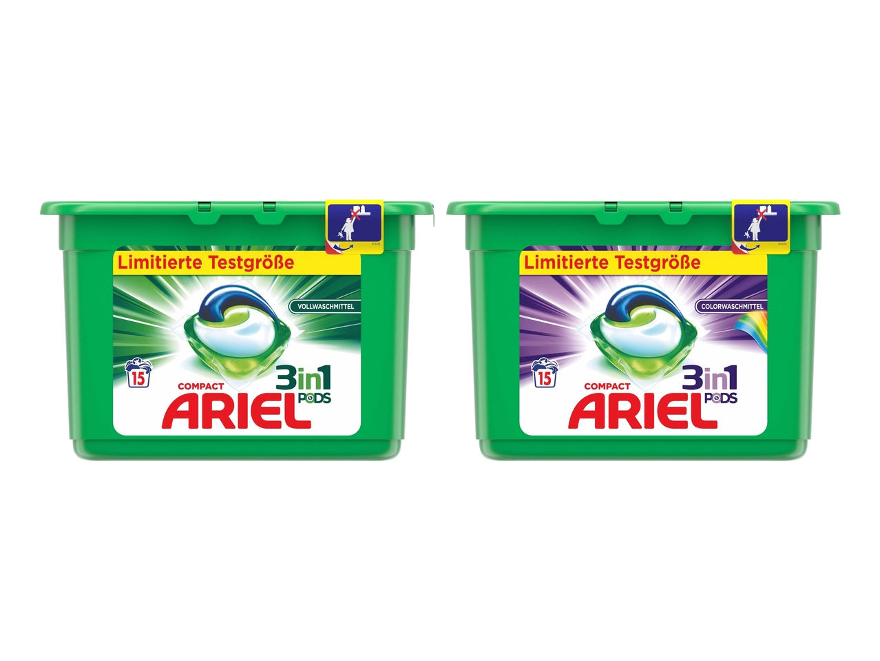 Dosettes Ariel pods 3 in 1