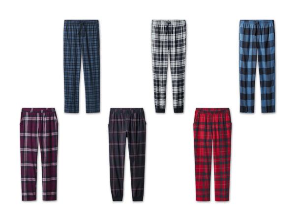 Damen/Herren Flanell-Schlafhose