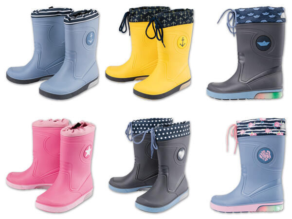 Kleinkinder Blinkregenstiefel
