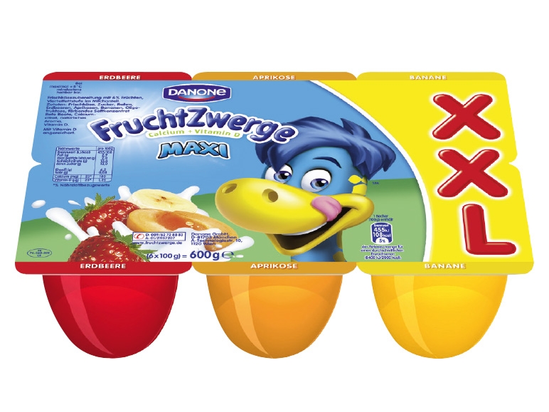 DANONE Fruchtzwerge 6x 100 g