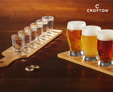 BEER OR SHOT GLASS TASTING PADDLE