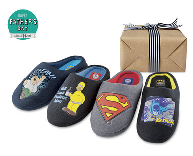 Men's Character Slippers
