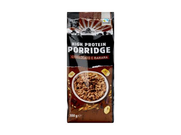 High Protein Chocolate and Banana Porridge