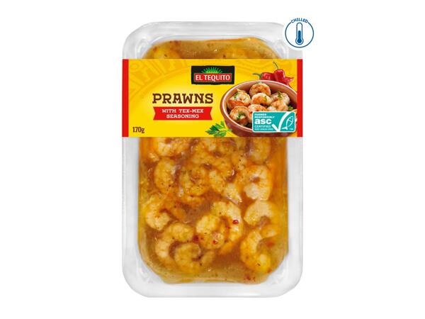 El Tequito Prawns with Tex-Mex Seasoning