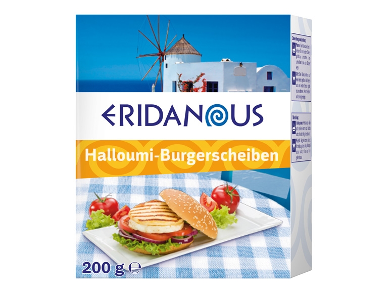 ERIDANOUS Halloumi-Burgerscheiben