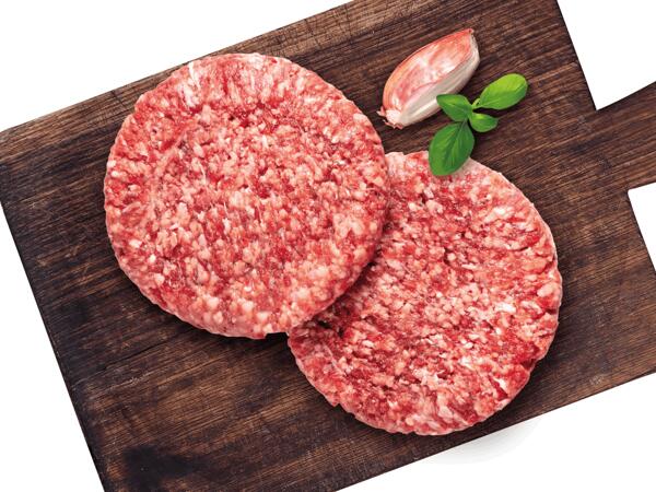 Frische Rinder Burger Patties