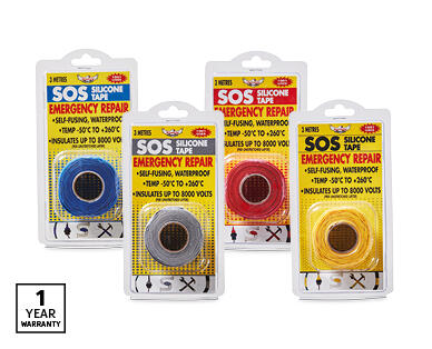 SOS Silicone Tape or Epoxy Putty