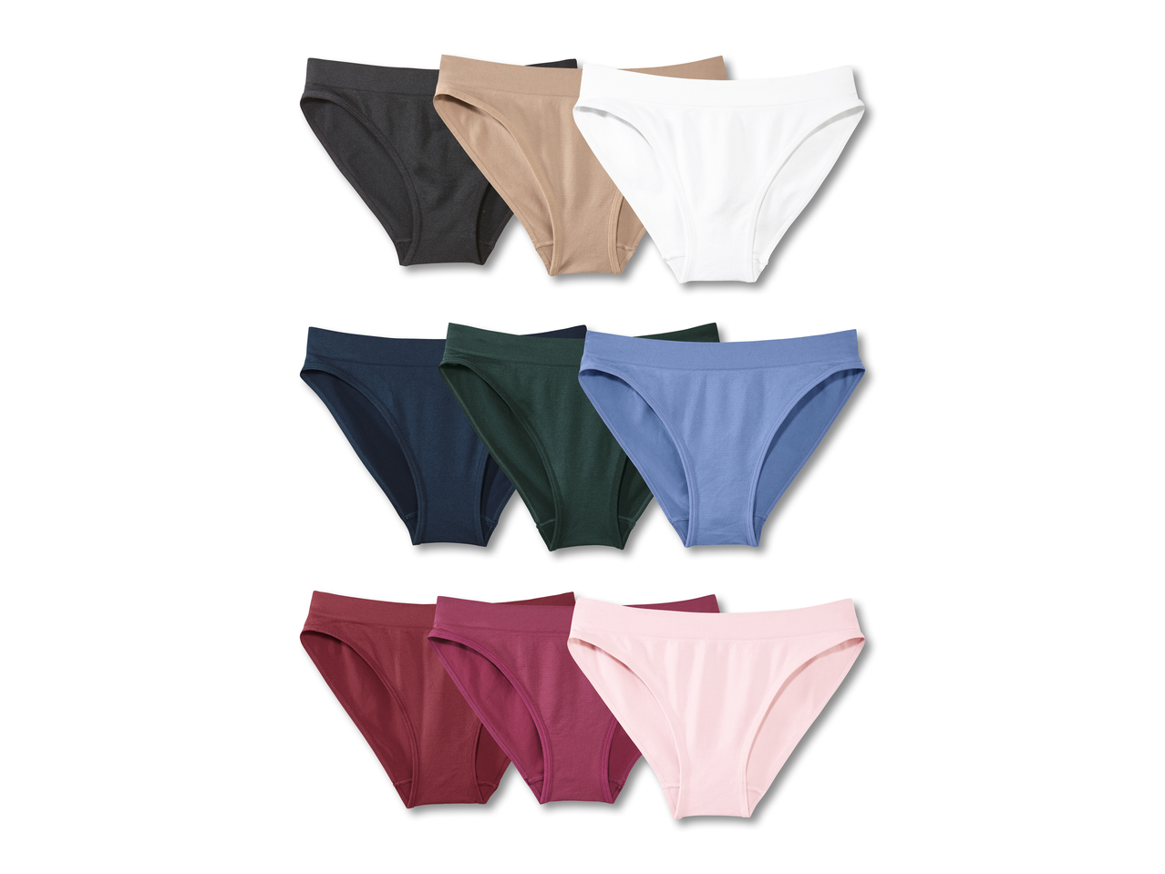 Slips taille basse, lot de 31