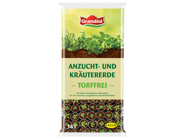 Torffreie Anzucht- und Kräutererde