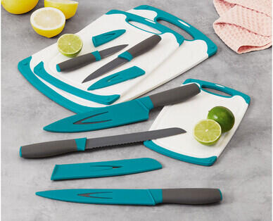 Coloured Knife Set 5pc