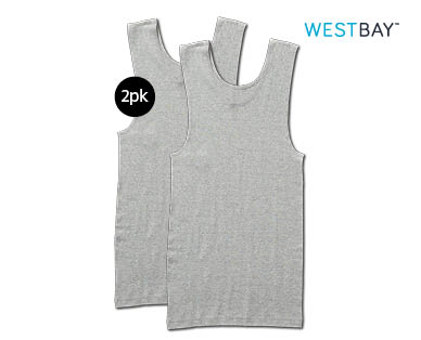 Mens Singlet 2pk