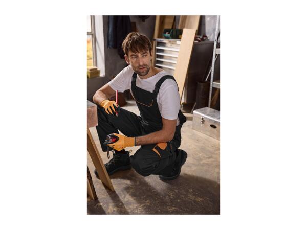 Parkside Men's Black Work Dungarees