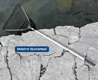 Épuisette télescopique/pour la pêche à la mouche CRANE(R)