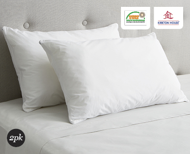 Ball Fibre Pillow 2 Pack