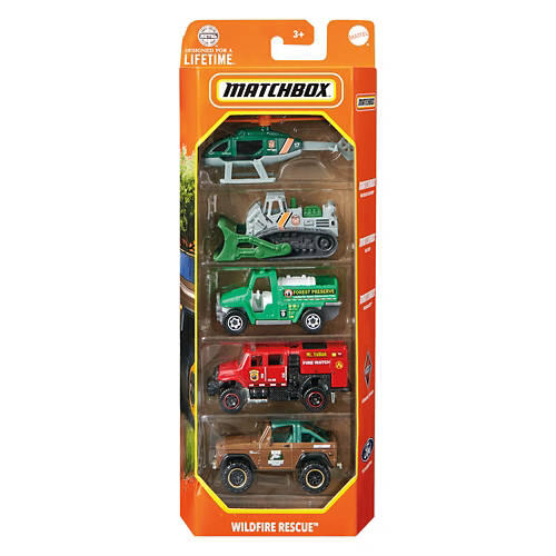 5 Pack Matchbox Off Road Cars