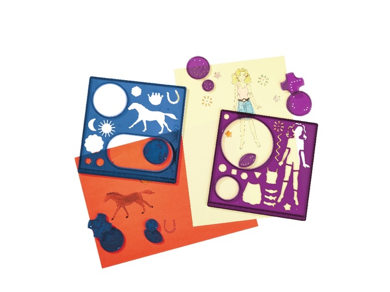 Drawing Stencil Set, 2 pieces