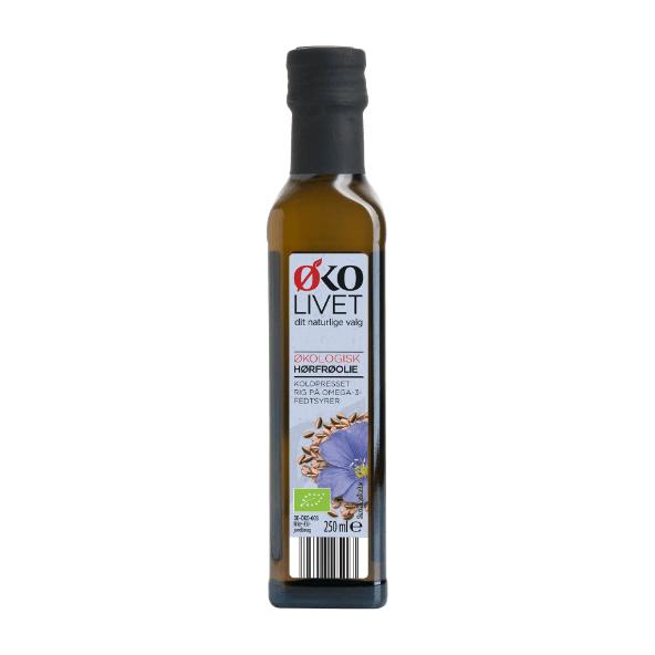 Økologisk hørfrøolie