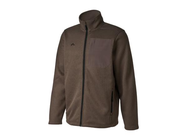 CRIVIT Men's Brown Fleece Jacket