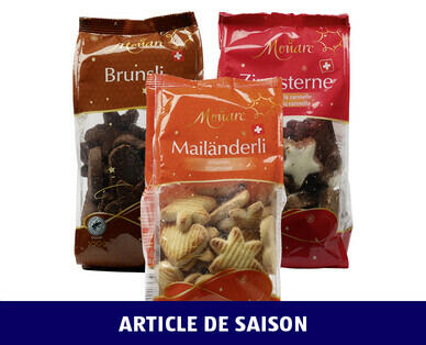 MONARC 
 BISCUITS DE NOËL SUISSES