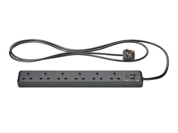 Silvercrest 6 Socket Extension Lead