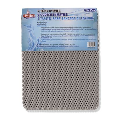 Tapis d'évier, 2 pcs