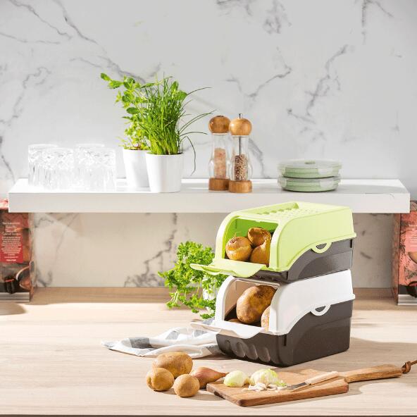 HOME CREATION(R) Boîte de rangement pour pommes de terre ou légumes