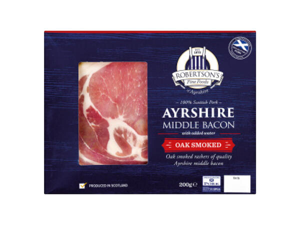 Robertson's Ayrshire Middle Bacon