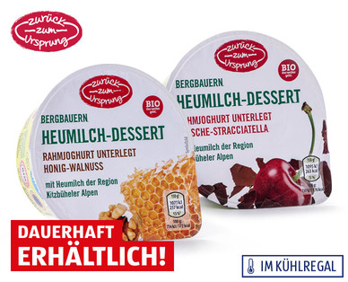 ZURÜCK ZUM URSPRUNG Österr. Bio-Bergbauern-Heumilch-Dessert