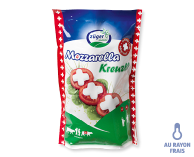 Croix de mozzarella ZÜGER FRISCHKÄSE