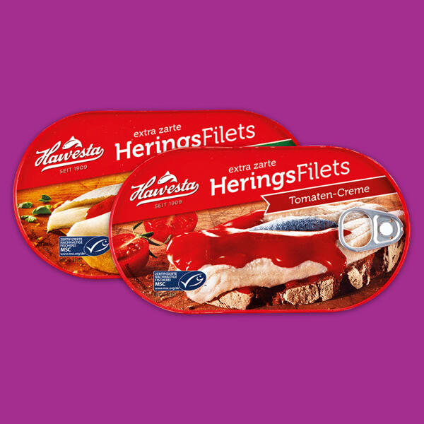 Extra zarte Heringsfilets