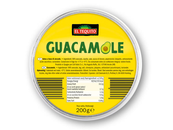 EL TEQUITO Guacamole
