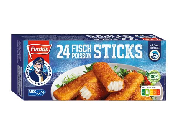 Bâtonnets de poisson Findus